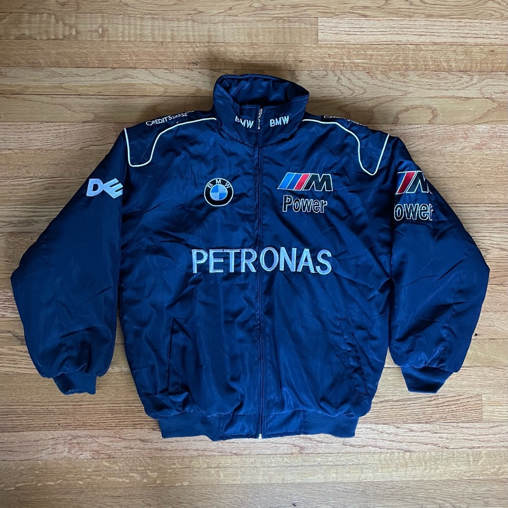 Formula 1 BMW Racing Jacket Men’s F1 Embroidered Retro Y2k Unisex